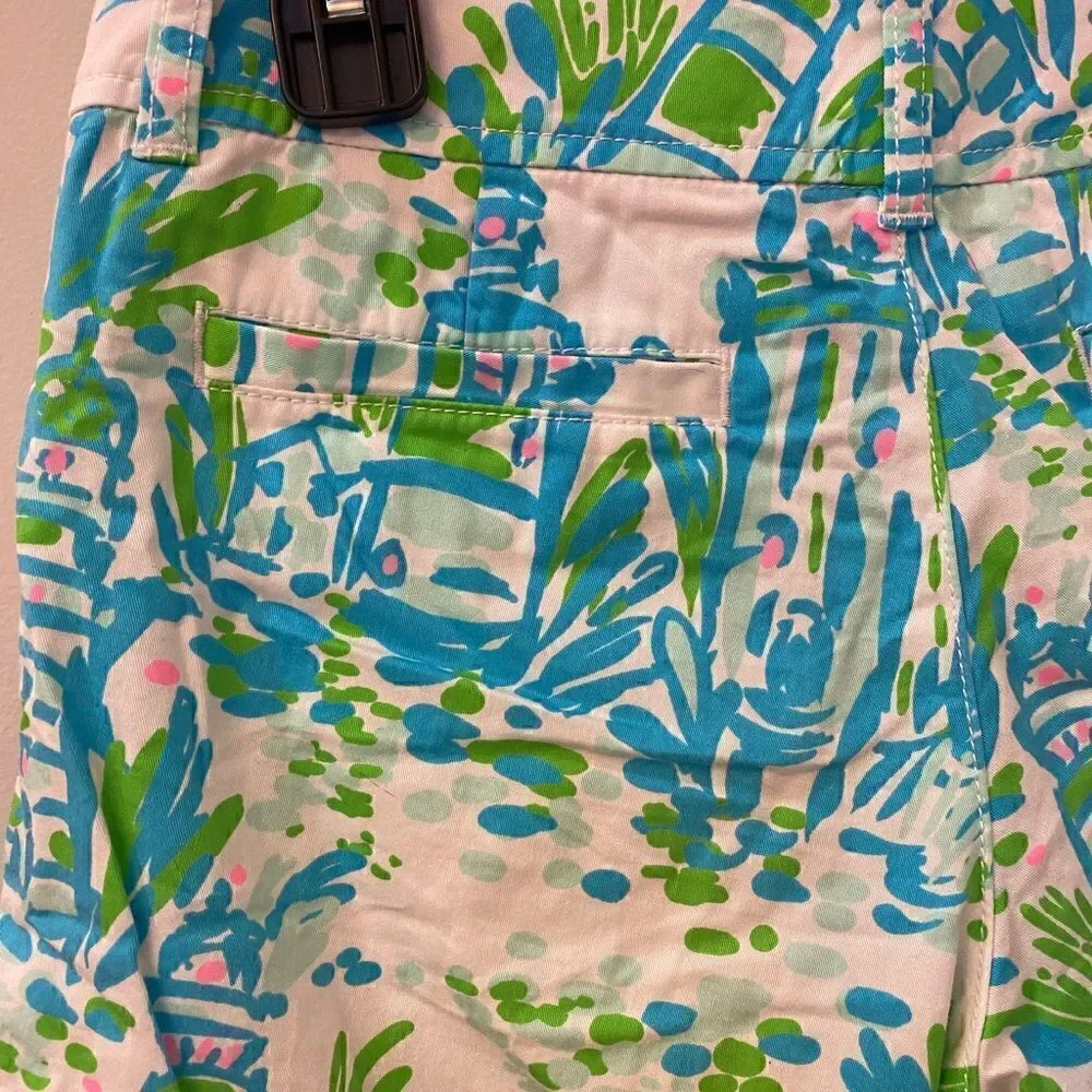 Lilly Pulitzer Callahan 100% Cotton Shorts Women Size 0